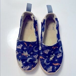 Toms Kids Blue Slippers Casual Slip-On